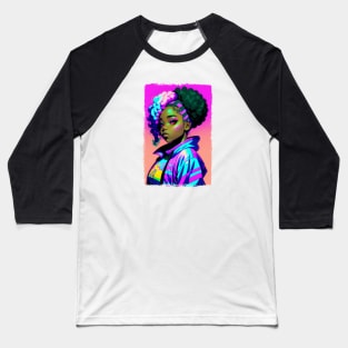 Cute hip-hop girl Baseball T-Shirt